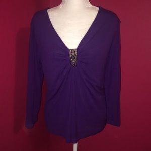 Purple blouse